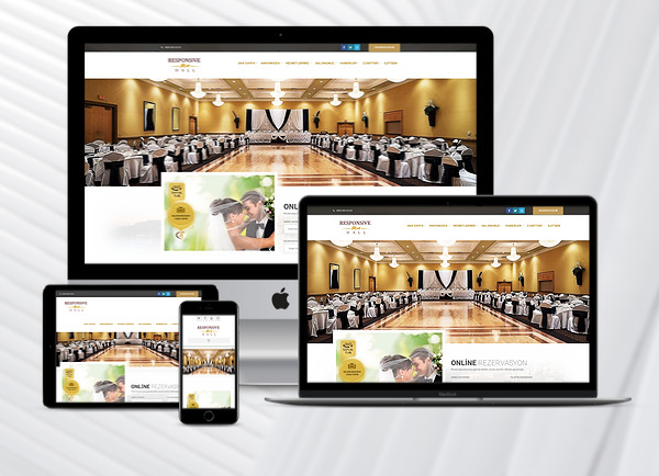 Düğün Salonu Web Sitesi Hall v2.5